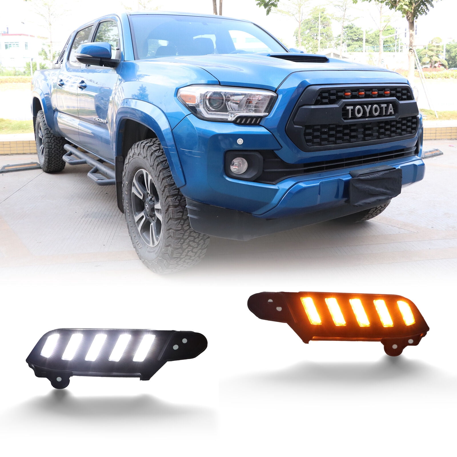 Creayuning LED DRL For Toyota 20162023 Daytime Running Light