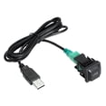 thumbnail image 1 of Cable de cable de radio con adaptador de cable de audio USB para VW Volkswagen 130cm Carevas  Cable de audio, 1 of 7