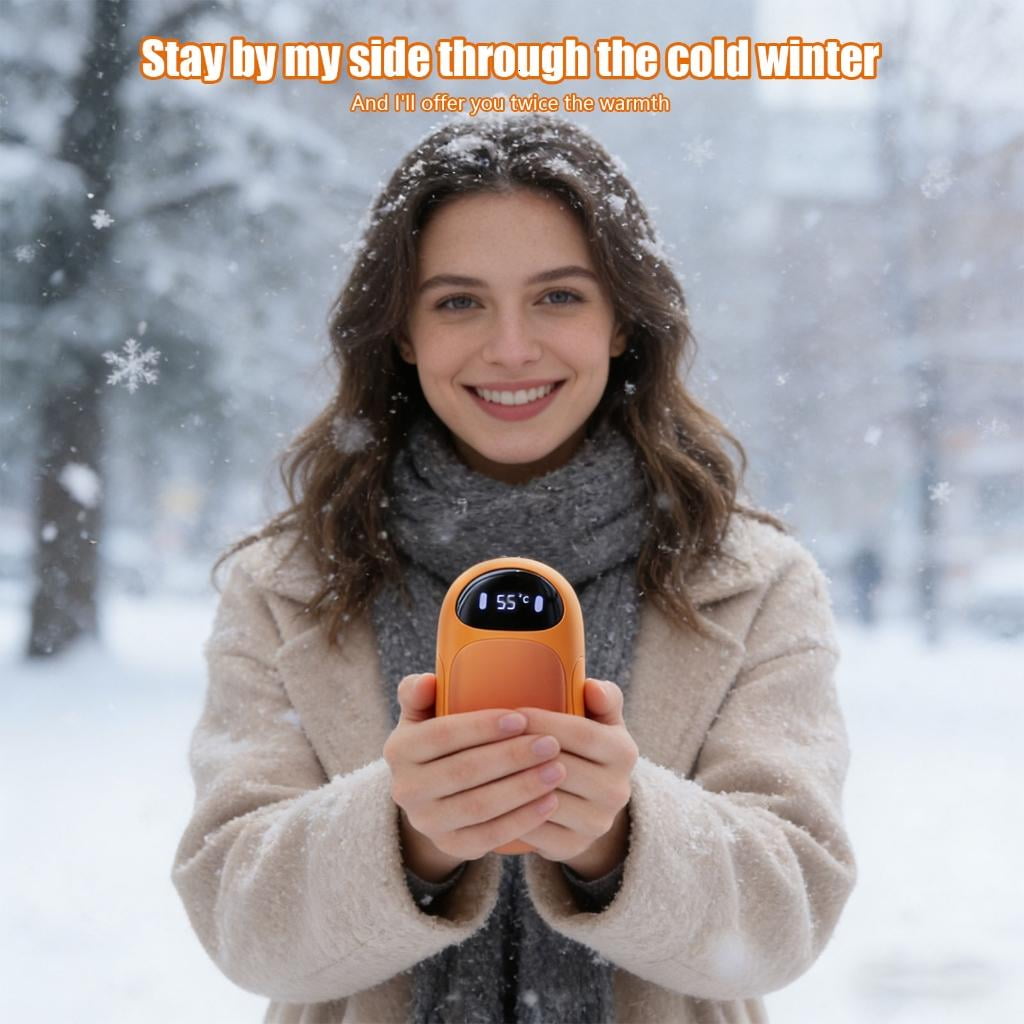 Giaone Magnetic Electric Hand Warmer Rechargeable Quick Warming Up For Elderly Kids