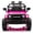 Pink, variant on 24V Ride on Toys with Parents Control, Ride on Truck Car with Four-Wheel Suspension, Power Display, Bluetooth, MP3, Music, Electric Vehicles with LED Headlight, 1.86-3.11MPH, for Outdoor, Pink