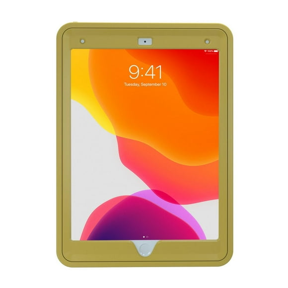 Étui de protection CTA Digital avec béquille rotative à 360 degrés intégrée pour iPad 7e et 8e génération 10.2 pouces, iPad Air 3 et iPad Pro 10.5 pouces - Jaune