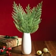 thumbnail image 5 of 25 PCS Artificial Pine Branches-13.7 Inches Fake Greenery Plants Pine Sprigs-Faux Pine Leaves Picks for DIY Garland Crafts Christmas Embellishing and Home Garden Decoration (25PCS), 5 of 5