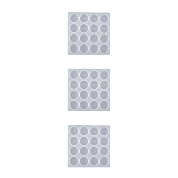 Matsuzay Moldes para fundición de resina, juego de gota de silicona, manualidades, tablero de ajedrez, damas internacionales, decoraciones de Type1 NO1