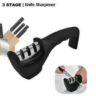 CableVantage Knife Sharpener 3 Stage Steel Diamond Ceramic Coated Kitchen  Sharpening Tool US 