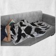 thumbnail image 6 of Black Crow Soft Flannel Fleece Throw Blanket, Design Illustration with Bird and Feather Silhouettes, Cozy Plush for Indoor and Outdoor Use, 60" x 80", Black Pale Grey, by Ambesonne, 6 of 6
