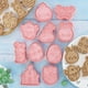 thumbnail image 1 of Fiudx Artículos en oferta con ofertas flash Juego de diez piezas de herramientas para hornear fondant de galletas de Pascua con forma de conejito de Pascua, 1 of 7