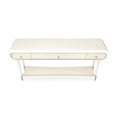 thumbnail image 4 of Michael Amini La Rachelle 3 Drawer Console Table in Champagne Ivory, 4 of 10