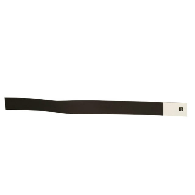 Paquete de 100 pulseras de identificación Bewildely Correa de reconocimiento única Pulseras impermeables Negro