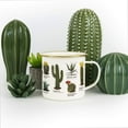 thumbnail image 3 of Botanical Succulent Plants Enamel Mug New Cacti And Succulents Cup, 3 of 4