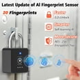 thumbnail image 3 of Fingerprint Locker Lock with Code, 3 of 8