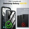 thumbnail image 3 of AICase Shockproof Waterproof for Samsung Galaxy S23 FE 5G, Black, 3 of 8