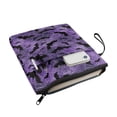 thumbnail image 2 of HELLHERO 1 pc Retro Zipper Bag 8.66 x 11.42 Polyester Fabric Book Covers Book Organzoer Holder with Decorative Design Birthday Gift for Librarian, Sugar Skulls Mexican, 2 of 8