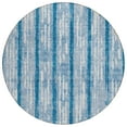 thumbnail image 2 of Addison Rugs Chantille Indoor/Outdoor Transitional Stripes Navy Washable Round Rug, 8' x 8', 2 of 6