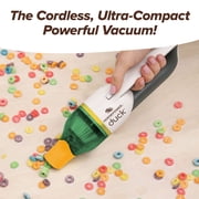 Duck Compact Cordless Vacuum by Horsepower, Gold Edition, Ultra-Powerful Upgraded Battery for Extra-Long Run Time, AS SEEN ON TV, Strong Suction, Easy to Store, Portable & Rechargeable. Home & Auto