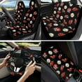 thumbnail image 2 of Yuyamidu Cute Ladybug Car Seat Covers with Steering Wheel Cover Seatbelt Pad Daisy Car Armrest Cover Coasters Keychain Auto Accessories Set of 13, 2 of 6