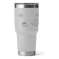 thumbnail image 3 of Vaso Térmico de acero inoxidable WAALS 30oz blanco, 3 of 3