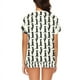 thumbnail image 2 of Conjunto de pijama corto para mujer con estampado de Scottish Terriers LKS309, 2 of 4