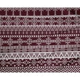 thumbnail image 4 of oneOone Polyester Lycra Maroon Fabric Aztec Tribal Fabric For Sewing Printed Craft Fabric By The Yard 56 Inch Wide, 4 of 4