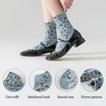 thumbnail image 4 of YooGuoGuo Womens Ankle Crew Socks Casual Cotton Sock for Women Funny Cute Novelty Girls Floral Socks 6 Pack, 4 of 6