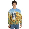 Border Collie Hello Summer Sunshine Sunflowers Spring Retro Vintage All ...