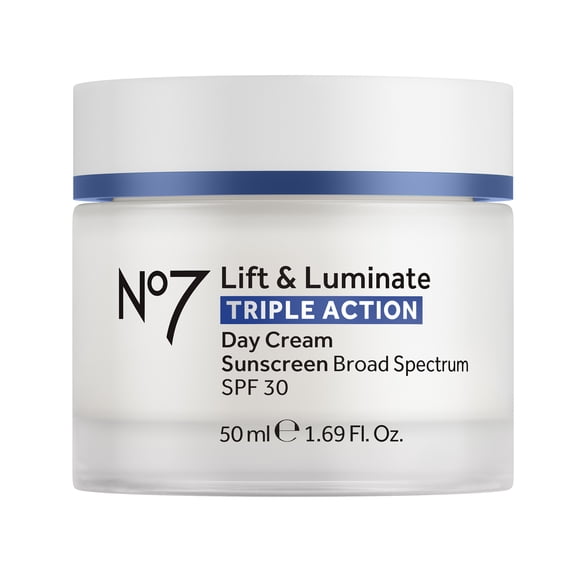 No7 Lift & Luminate Triple Action Day Cream with SPF 30 - 1.69 fl oz