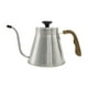thumbnail image 3 of Tetera Cafetera Tetera Contenedor 1.2L Mango de madera de acero inoxidable Vierta sobre cafetera Hervidor de café para oficina Hogar Bar Café, 3 of 8