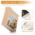 thumbnail image 4 of 2 Pieces Napkin Holder Table Napkin Holder Kitchen Napkin Holder Acrylic Napkin Holder Restaurant Napkin Holder Fashionable and Durable Beautiful Yellow Chrysanthemum, 4 of 8