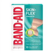 Band Aid Brand Skin Flex Adhesive Bandages, Finger Tip, 10 Ea, 2 Pack