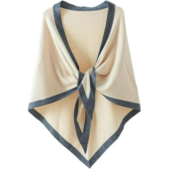CoCoMangos Knitted Scarf for Women Triangle Shawl Wraps for Women Pashmina Shawl Cardigan Coat Cape Poncho for Fall Winter