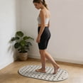 thumbnail image 5 of Round Non Shower Bath Mat with Suction Cups & Drain Holes, Machine Washable Bathtub Mat for Bathroom Swimming Pool(Grey,65x40cm), 5 of 6