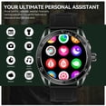 thumbnail image 4 of Pakrys Smart Watch for Men AMOLED Always on Outdoor Tactical, 1.43” Big Screen IP68 Waterproof Fitness Watch with Heart Rate Sleep Tracker Rugged Bluetooth Smartwatch for iOS Android, 4 of 8