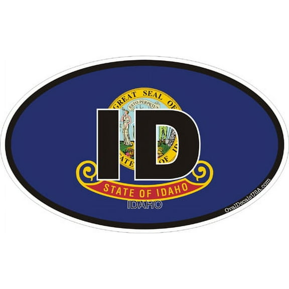 3.8 Inch Idaho State Decal Sticker