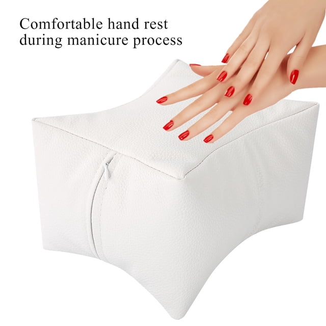 Soft PU Arm Rest Salon Manicura Cuidado De Uñas Almohada, Doble Uso, Altura Adecuada, Fácil De Usar, Productos Profesionales De Arte De Uñas, Ideal Para Uso Profesional Y