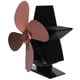 thumbnail image 3 of Ventilador de calor, ventilador de estufa de leña con calor térmico de 4 aspas, el mejor de su clase, 3 of 8