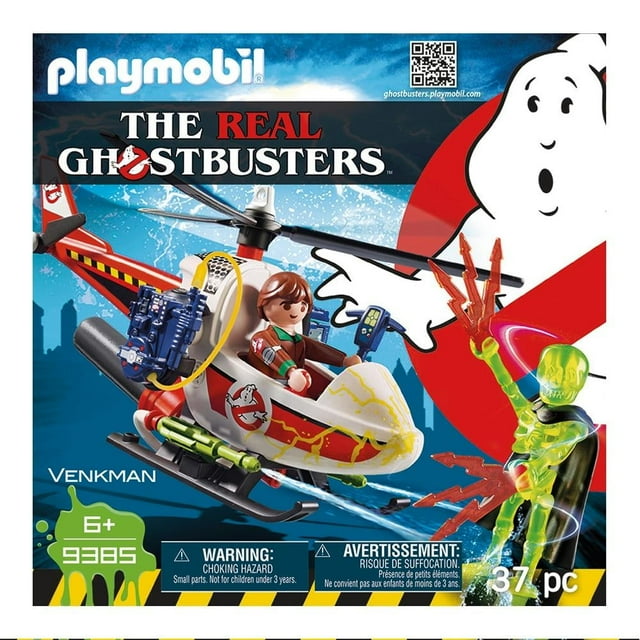 Venkman con Helicóptero Playmobil Ghostbusters 37 Piezas