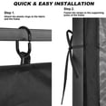 thumbnail image 4 of FNNMNNR Gazebo Universal Replacement Mosquito Netting - Outdoor Gazebo Canopy 4-Panel Screen Walls with Zipper for 10‘ x 10‘ Gazebo (Mosquito Net Only), 4 of 10