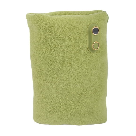 Hand Warmer Bag Green Electric Heating Pouch USB Powered 3 Adjustable Temperature Soft Zipper Washable Heated Hand Muff