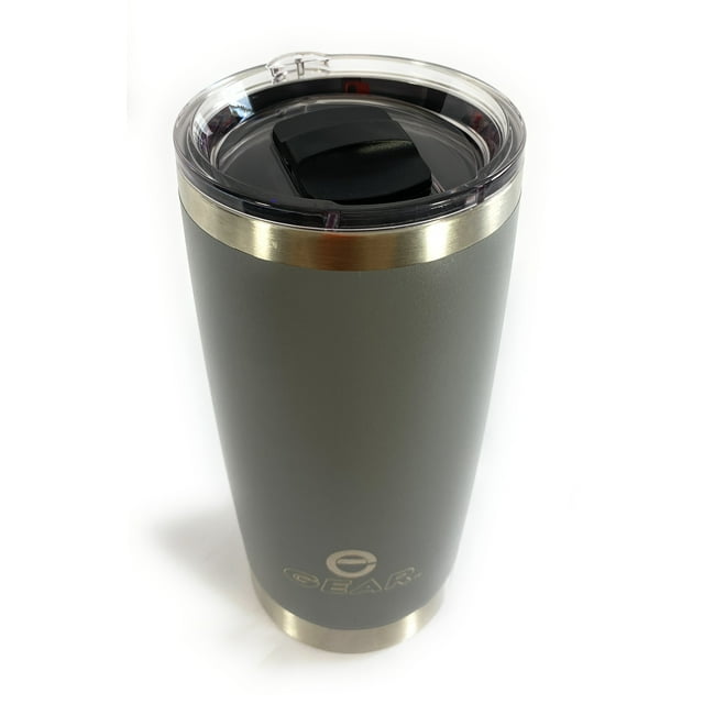 Enthusiast Gear 20 oz Tumbler with Slider Lid, Stainless Steel, Vacuum Insulated for