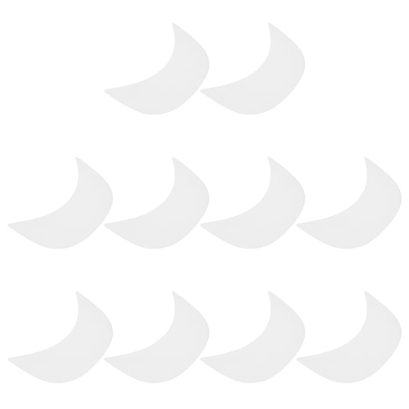 Beaupretty 10Pcs Baseball Cap Brims White Plastic Hat Support for Comfortable Fit