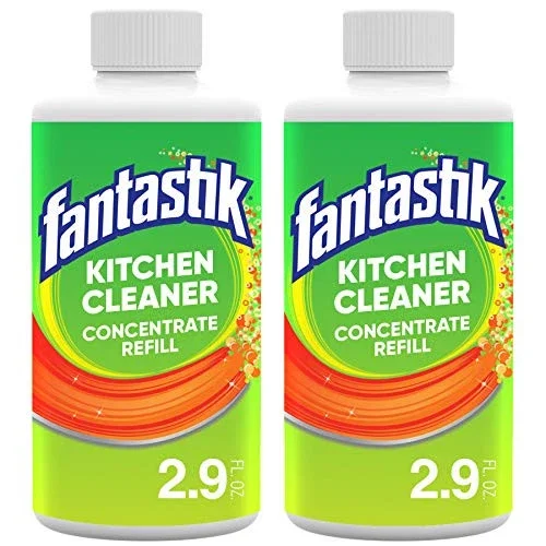 Fantastik Multi Surface Kitchen Cleaner Concentrate Refill 2 Pack 2.9 Fl Oz