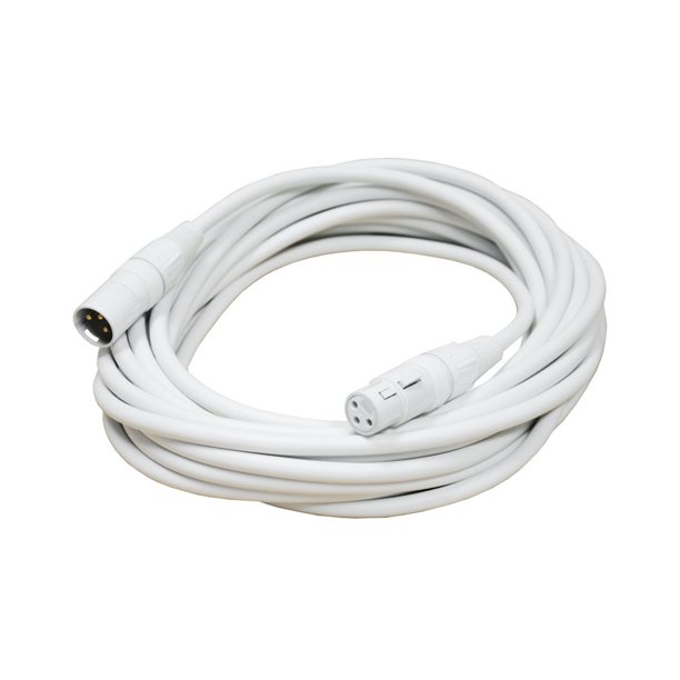 Audio00 S E 25 Ft Xlr Male To Female White Microphone Cable Walmart Com Walmart Com