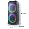 thumbnail image 2 of Bocina Portátil Bluetooth Steelpro Nebula Negro Suspensión de Aire, 2 of 7