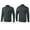 Dark Gray, variant on Ziynglg Men's Shirts Sports Solid Color Stretchy Half Zipper Slim Running Training Long Sleeve Tops for Men