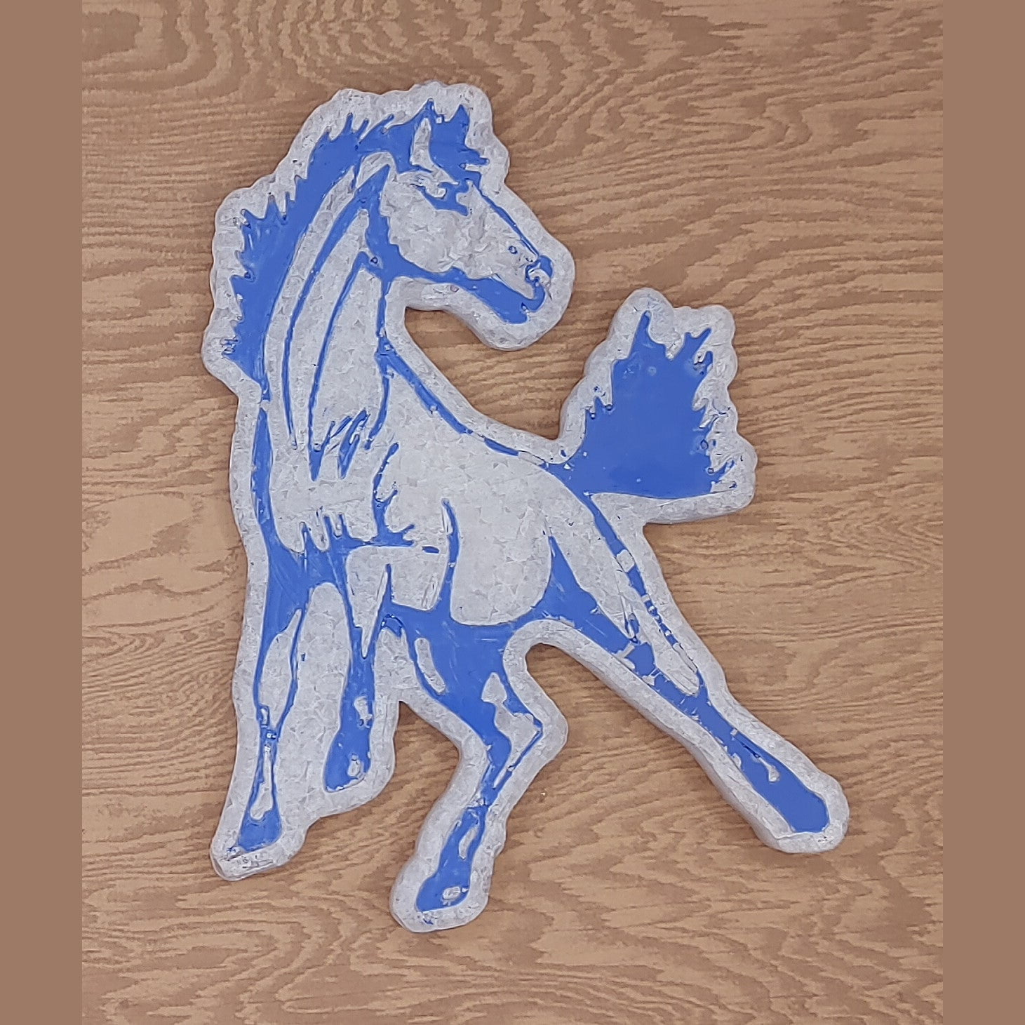 Mustang School Mascot Silicone Freshie Mold