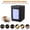 Black, variant on Historyli 25L Reptile Incubator for Hatching Eggs, Digital Heating & Cooling Cabinet, 41–140°F, White