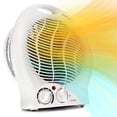 thumbnail image 2 of Calefactor eléctrico con ventilador Calefactor silencioso de bajo consumo Calefactor portátil de 2000 W para habitaciones de hasta 20 m² Calefactor eléctrico Radiador móvil ANGGREK Otros, 2 of 8