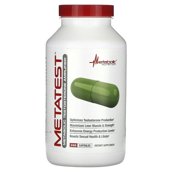 Metabolic Nutrition Metatest, 240 Capsules