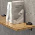 thumbnail image 2 of MYG Zinc Alloy Adjustable Glass Shelf Support Bracket for Home Organization, 2 of 6