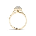 thumbnail image 3 of 1/2 Carat T.W. Diamond 10kt Yellow Gold Double Halo Engagement Ring, 3 of 4