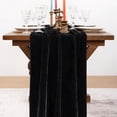 thumbnail image 2 of Camino de mesa Socomi 51x305 cm Black Velvet Luxury, 2 of 5